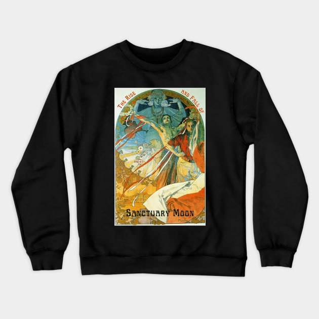 Murderbot Diaries The Rise and Fall of Sanctuary Moon Fan Art Crewneck Sweatshirt by Zodiac Signs